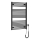 Aqualine - Kupaonski električni radijator DIRECT-E 400W 96x60 cm mat crne boje