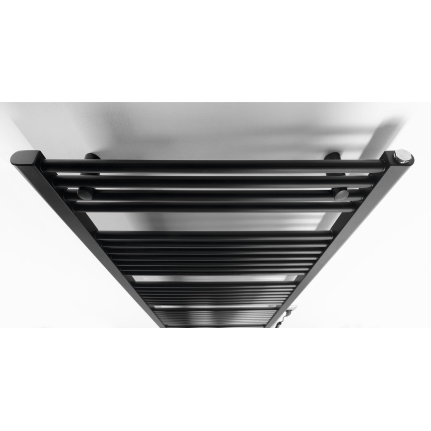 Aqualine - Kupaonski električni radijator DIRECT-E 800W/230V 168 cm mat crna ravni