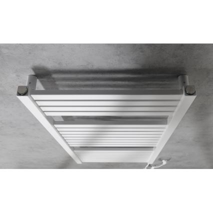 Aqualine - Kupaonski električni radijator TONDI-E 300W/230V 97 cm bijela ravni