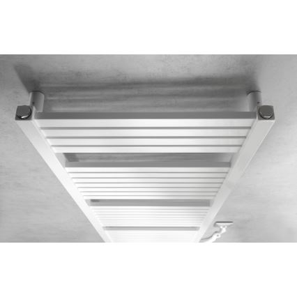 Aqualine - Kupaonski električni radijator TONDI-E 500W/230V 133 cm bijela ravni
