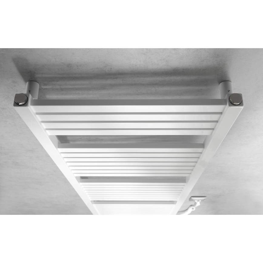 Aqualine - Kupaonski električni radijator TONDI-E 500W/230V 133 cm bijela ravni
