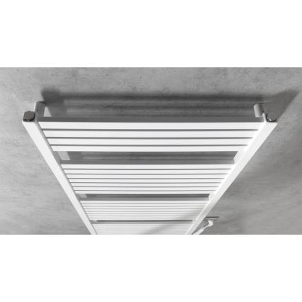 Aqualine - Kupaonski električni radijator TONDI-E 800W/230V 169 cm bijela ravni