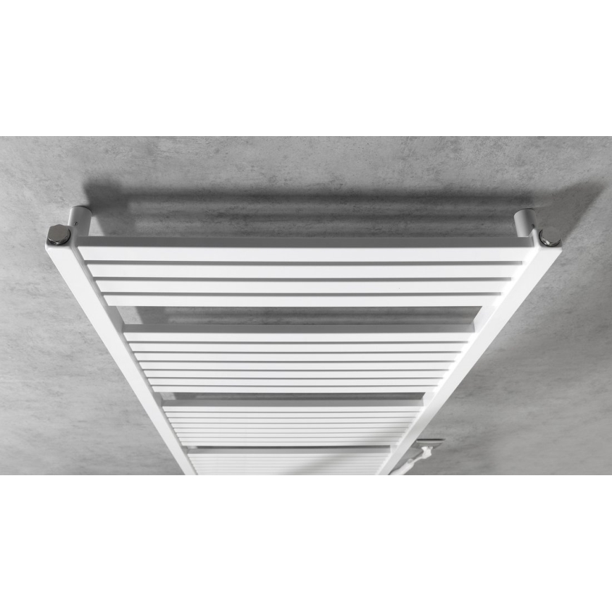 Aqualine - Kupaonski električni radijator TONDI-E 800W/230V 169 cm bijela ravni