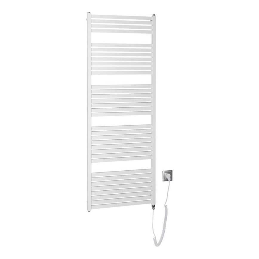 Aqualine - Kupaonski električni radijator TONDI-E 800W/230V 169 cm bijela ravni