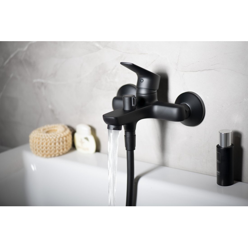 Aqualine - Kada miješalica LOTTA mat crna