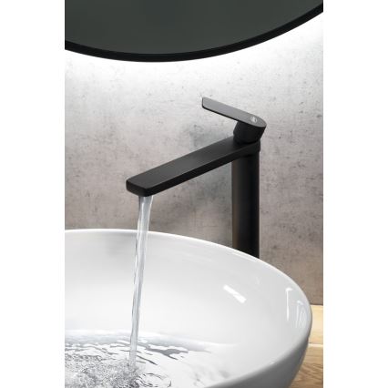 Aqualine - Miješalica za umivaonik DAPHNE 29 cm mat crna