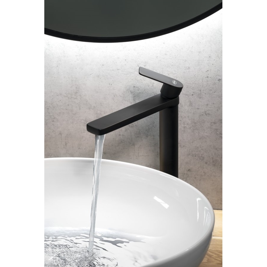 Aqualine - Miješalica za umivaonik DAPHNE 29 cm mat crna