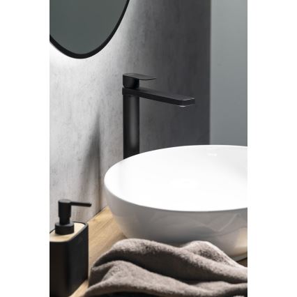 Aqualine - Miješalica za umivaonik DAPHNE 29 cm mat crna