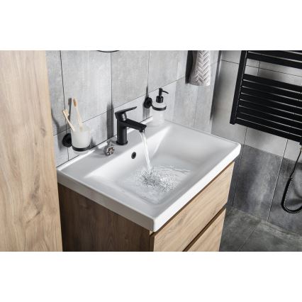 Aqualine - Miješalica za umivaonik LOTTA mat crna