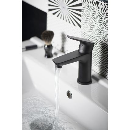 Aqualine - Miješalica za umivaonik LOTTA mat crna