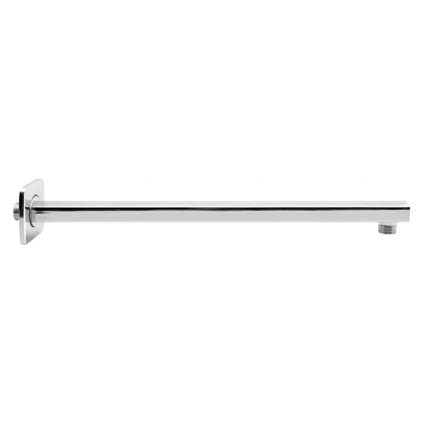 Aqualine - Nosač za tuš ružu uglato 40,4 cm sjajni krom