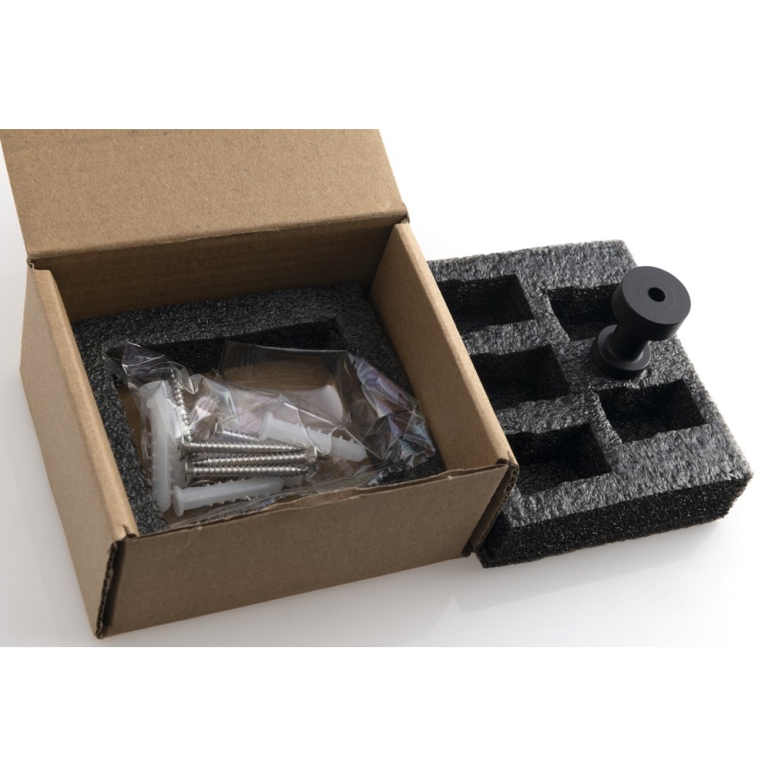 Aqualine - SET 5x Zidna kuka SAMBA mat crna