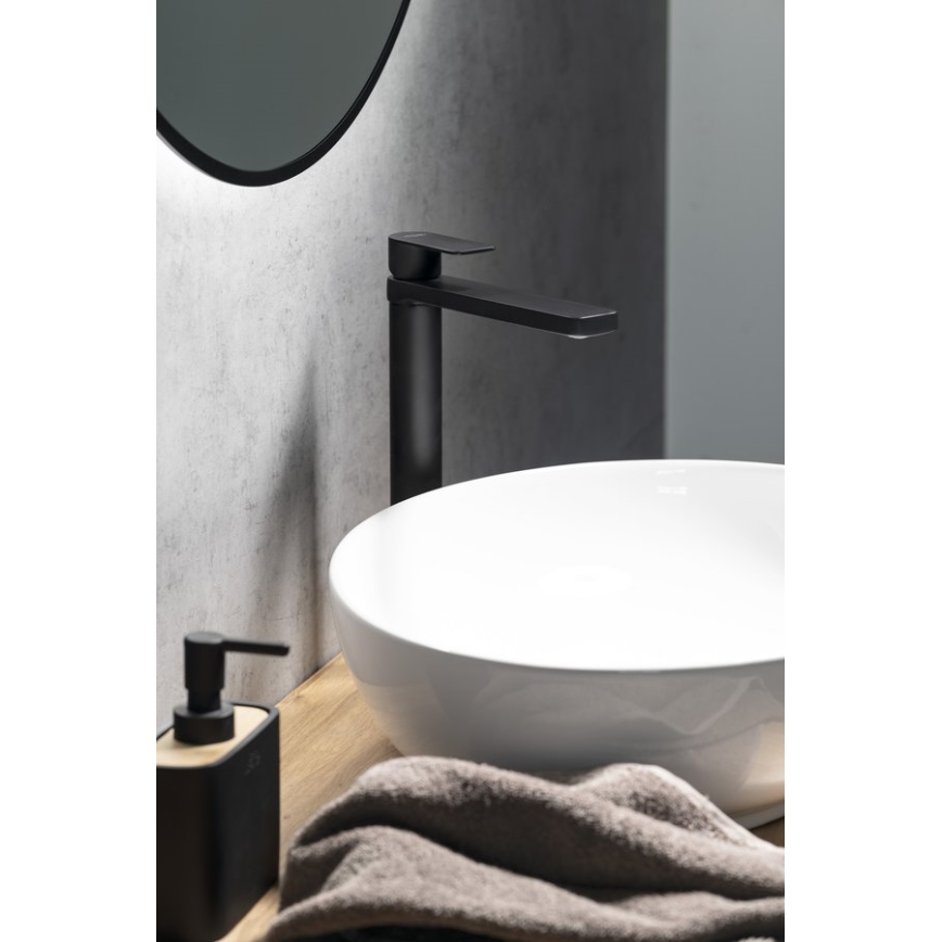 Aqualine - Slavina za umivaonik DAPHNE 29 cm mat crna