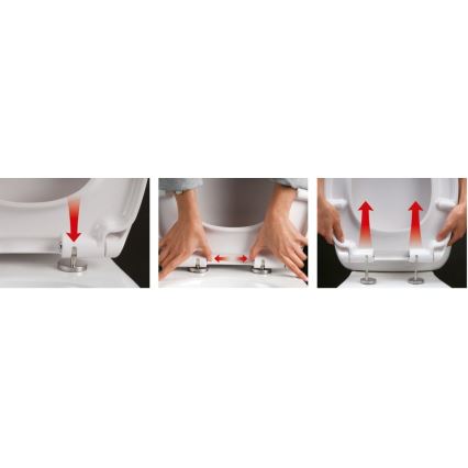 Aqualine - WC daska SOFIA SoftClose bijela