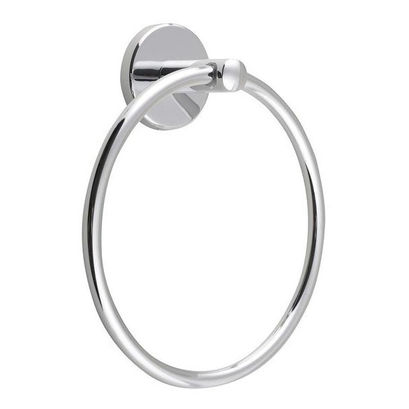 Aqualine - Zidni držač ručnika SAMBA pr. 15,5 cm sjajni krom