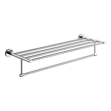Aqualine - Zidni držač za ručnike SAMBA 21x62,5 cm sjajni krom