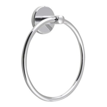 Aqualine - Zidni držač za ručnike SAMBA promjera 15,5 cm sjajni krom