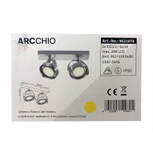 Arcchio - LED Prigušiva reflektorska svjetiljka MUNIN 2xES111/GU10/11,5W/230V