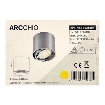 Arcchio - LED Reflektorska svjetiljka ROSALIE 1xGU10/ES111/11,5W/230V