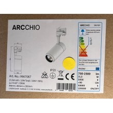 Arcchio - LED Reflektorska svjetiljka za tračni sustav NANNA LED/21,5W/230V