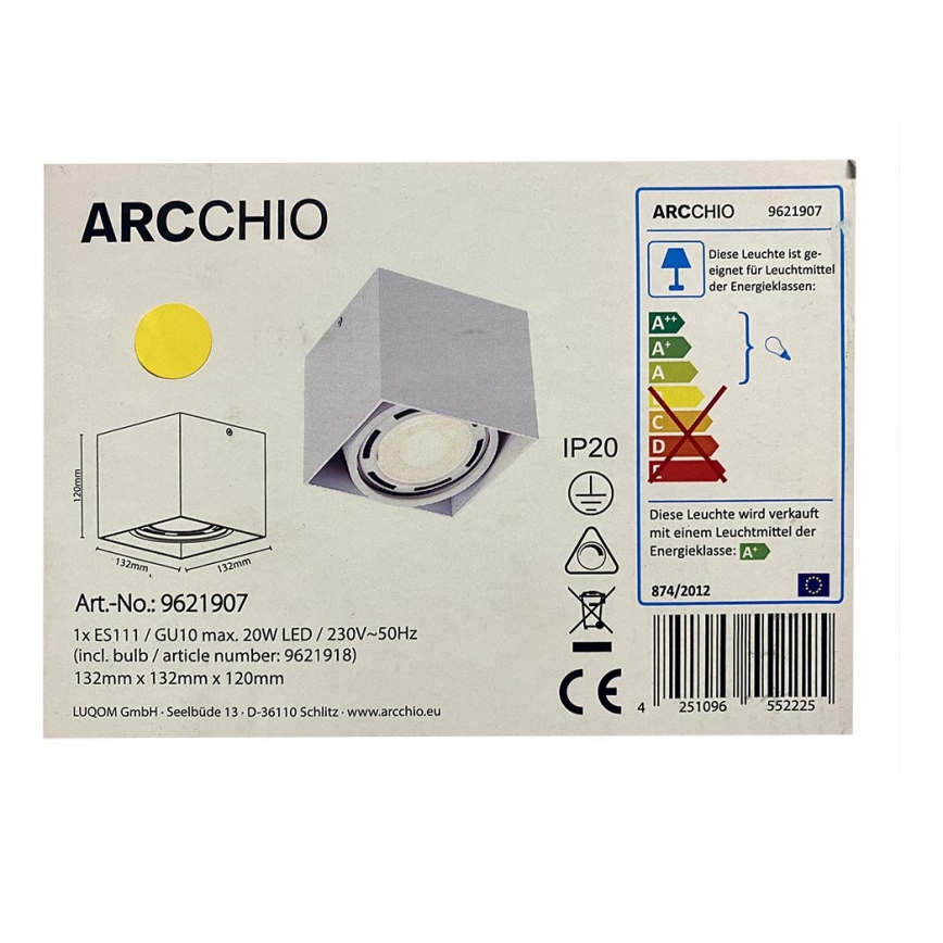 Arcchio - Reflektorska svjetiljka ROSALIE 1xGU10/11,5W/230V