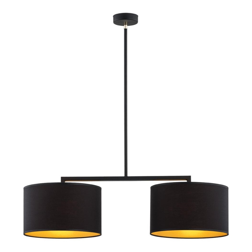 Argon 0899 - Viseći luster KARIN 2xE27/15W/230V crna
