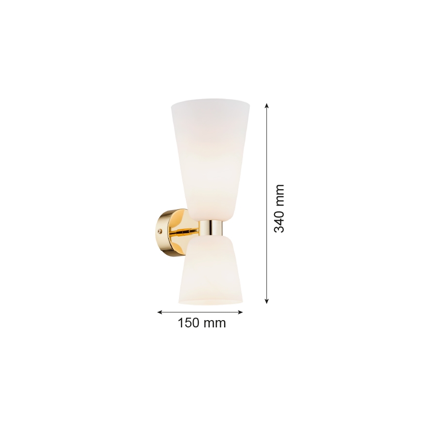 Argon 1034 - Zidna svjetiljka RENO 2xE14/7W/230V