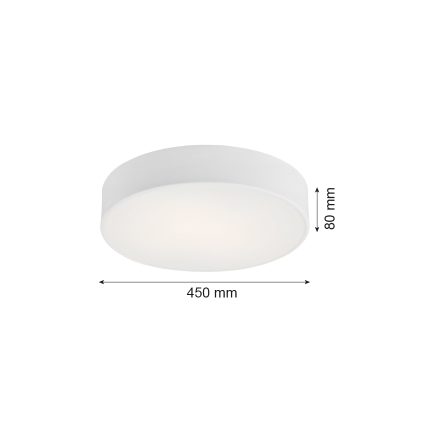 Argon 1188 - Stropna svjetiljka DARLING 3xE27/15W/230V pr. 45 cm bijela