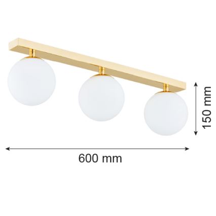 Argon 1414 - Nadgradni luster za kupaonicu FLAVIO 3xE14/7W/230V IP44