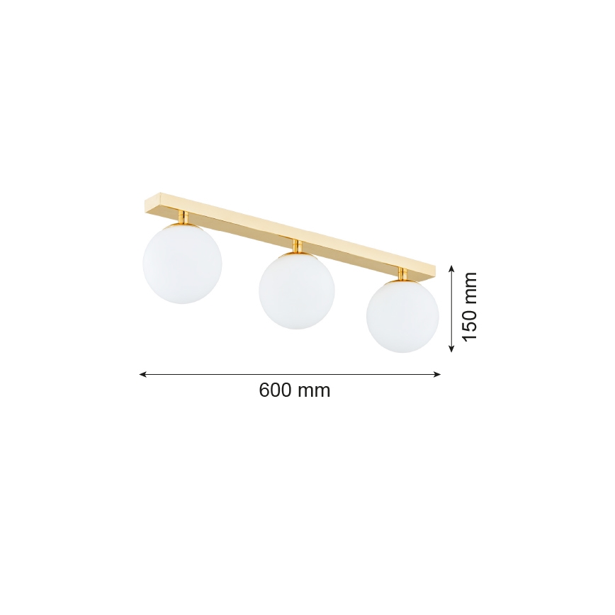 Argon 1414 - Nadgradni luster za kupaonicu FLAVIO 3xE14/7W/230V IP44