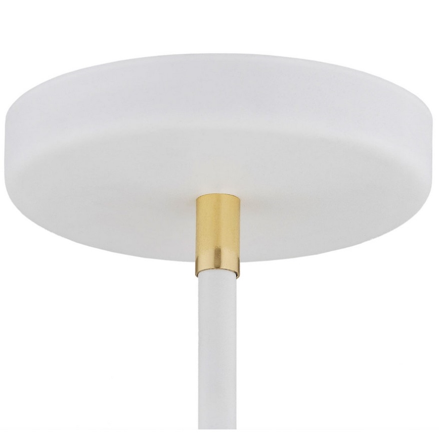 Argon 1773 - Viseći luster AVALONE 4xE27/15W/230V bijela/zlatna