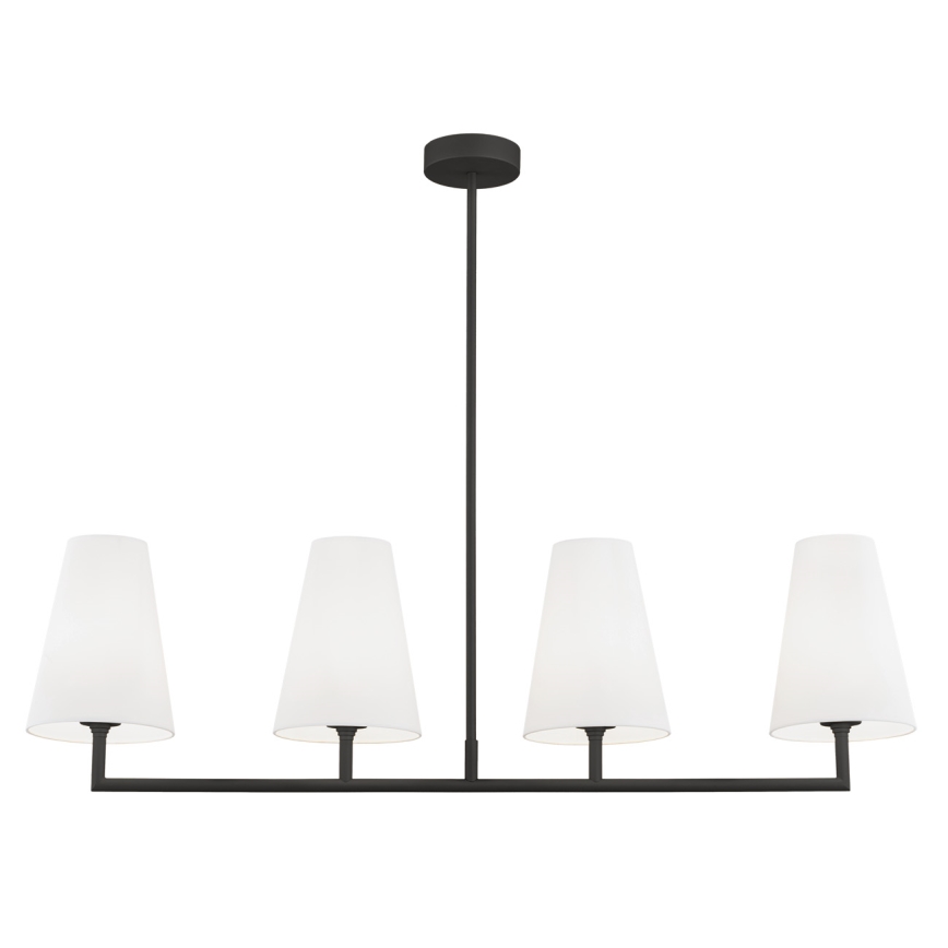 Argon 1831 - Viseći luster SAFIANO 4xE27/15W/230V crna