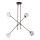 Argon 1842 - Viseći luster ABSOS 4xE14/7W/230V alabaster smeđa