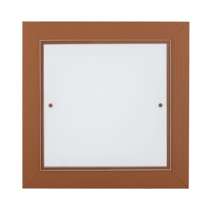 Argon 1867 - Stropna svjetiljka TABOR 4xE27/15W/230V 42x42 cm terakotna