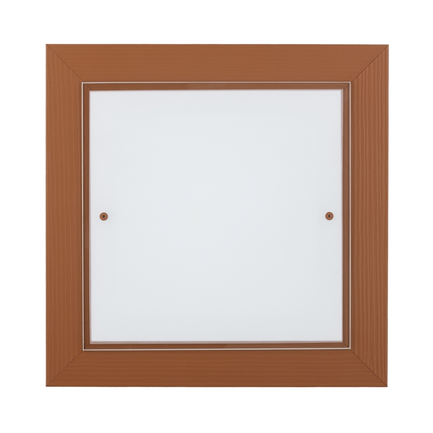 Argon 1872 - Stropna svjetiljka TABOR 4xE27/15W/230V 52x52 cm terakotna