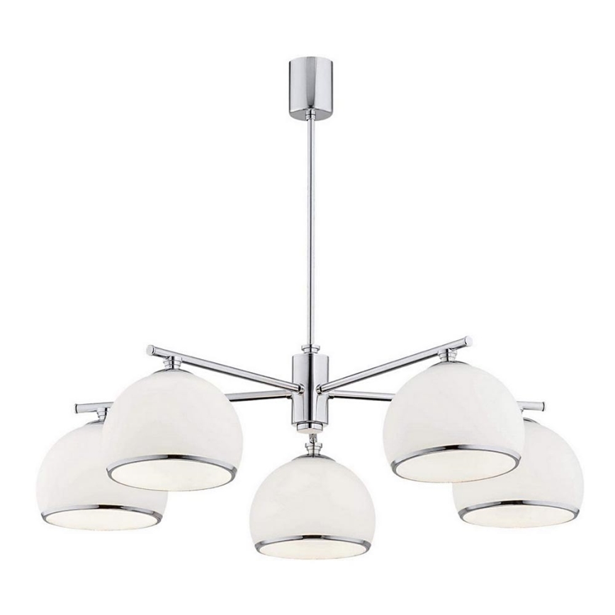Argon 2087 - Viseći luster MARBELLA 5xE27/15W/230V sjajni krom