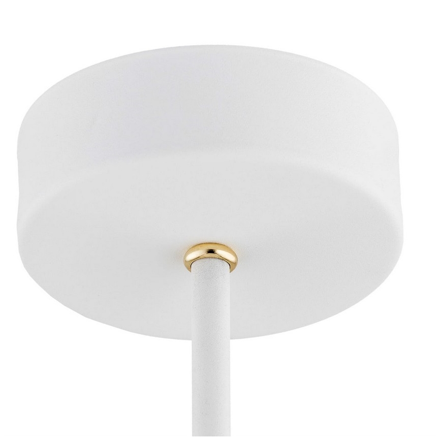 Argon 2117 - Viseći luster CHARLOTTE 5xE27/15W/230V bijela/zlatna