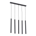 Argon 2137 - Luster na užetu ETNA 5xG9/6W/230V crna