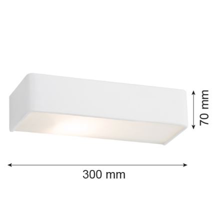 Argon 3072 - Zidna svjetiljka RODAN 1xE27/15W/230V