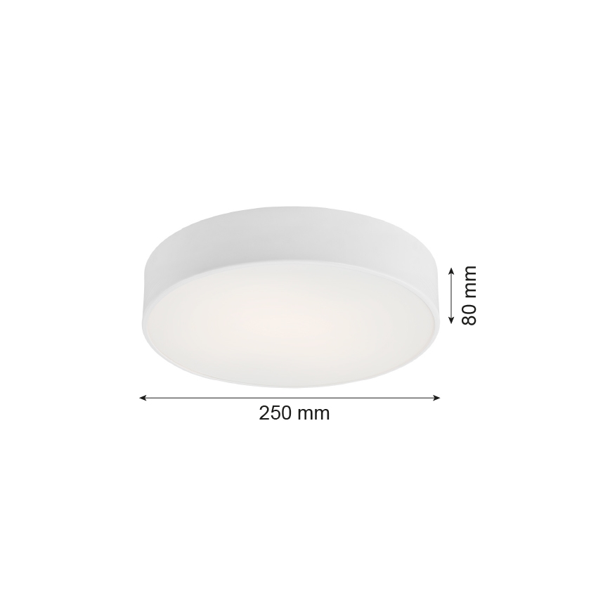 Argon 3082 - Stropna svjetiljka DARLING 2xE27/15W/230V pr. 25 cm bijela