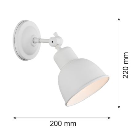 Argon 3182 - Zidna svjetiljka EUFRAT 1xE27/60W/230V