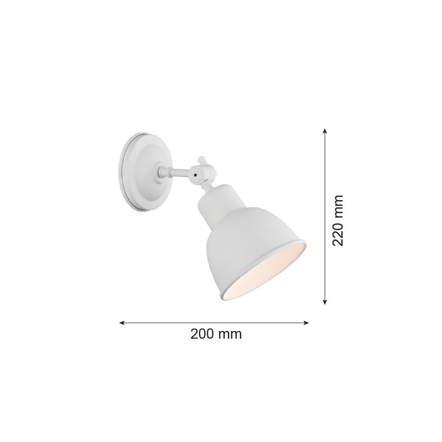 Argon 3182 - Zidna svjetiljka EUFRAT 1xE27/60W/230V