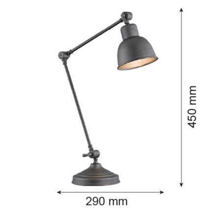 Argon 3195 - Stolna lampa EUFRAT 1xE27/15W/230V