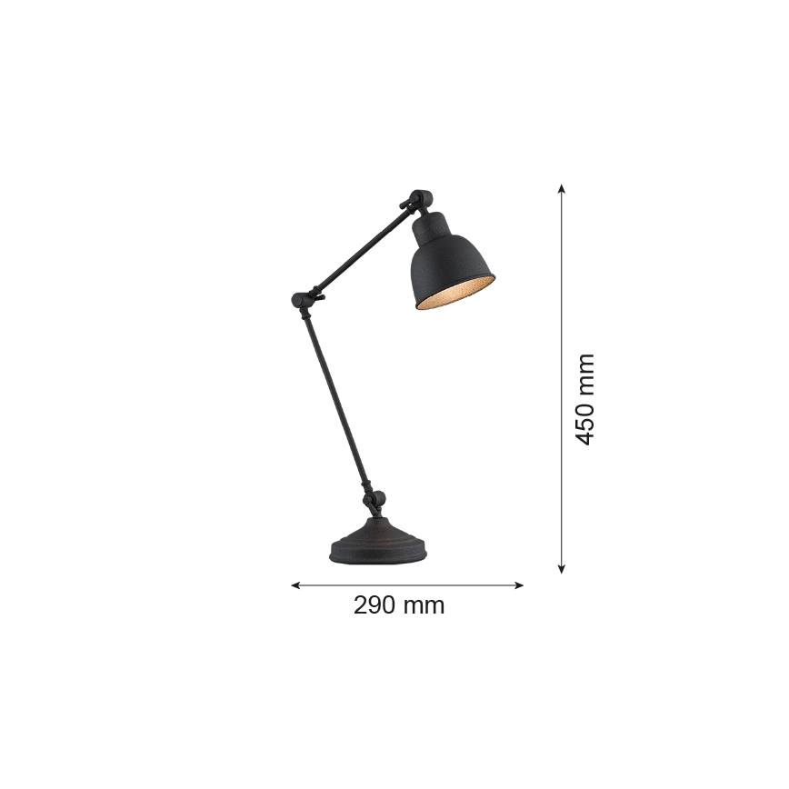 Argon 3197 - Stolna lampa EUFRAT 1xE27/15W/230V
