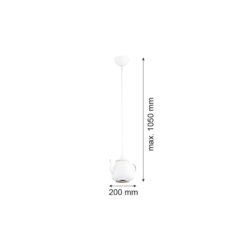 Argon 3650 - Viseća svjetiljka JAMAJKA 1xGU10/50W/230V