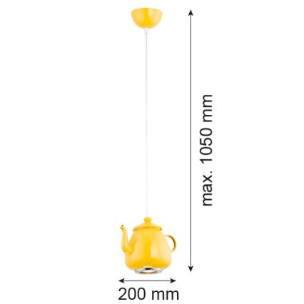 Argon 3651 - Viseća svjetiljka JAMAJKA 1xGU10/50W/230V