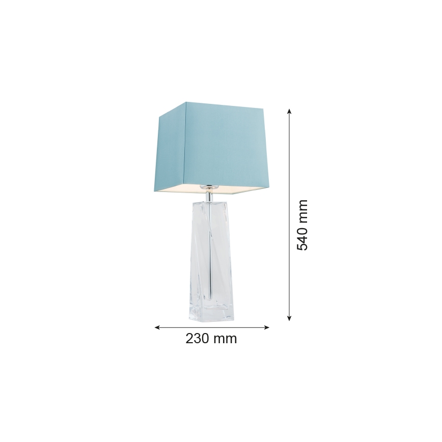 Argon 3839 - Stolna lampa LILLE 1xE27/15W/230V plava