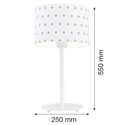 Argon 4125 - Stolna lampa MAGIC 1xE27/15W/230V bijela