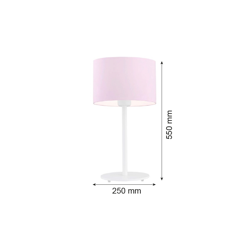 Argon 4128 - Stolna lampa MAGIC 1xE27/15W/230V ružičasta/bijela