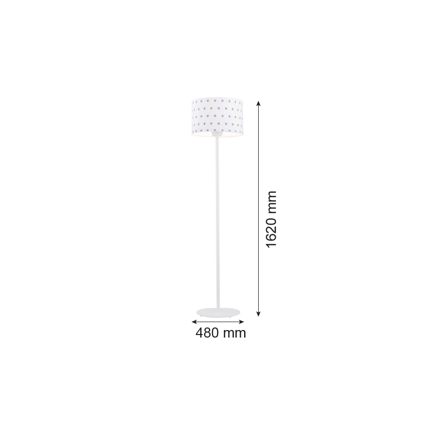 Argon 4129 - Podna lampa MAGIC 1xE27/15W/230V bijela